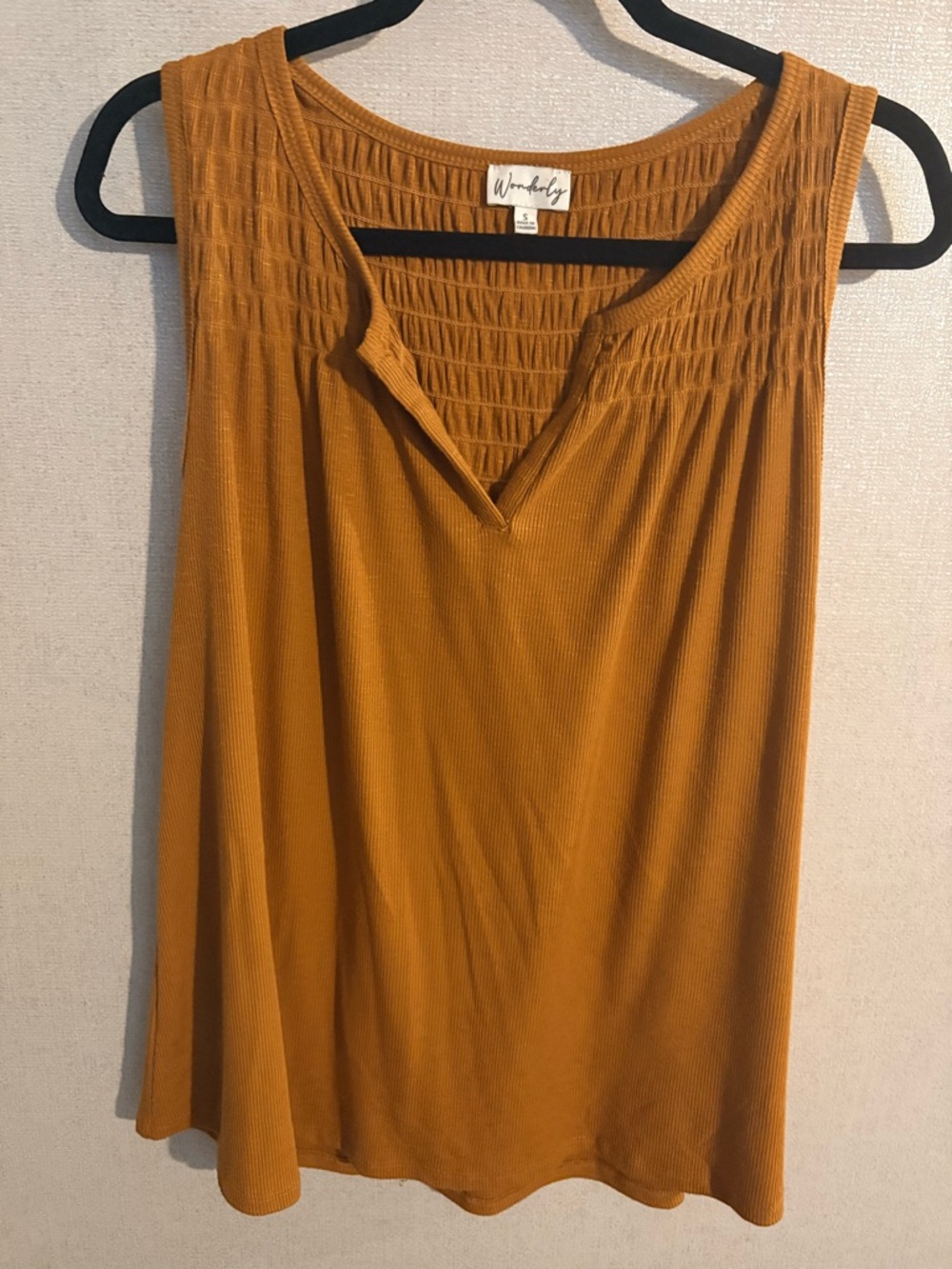 Wonderly Sleeveless V-Neck Tank Top